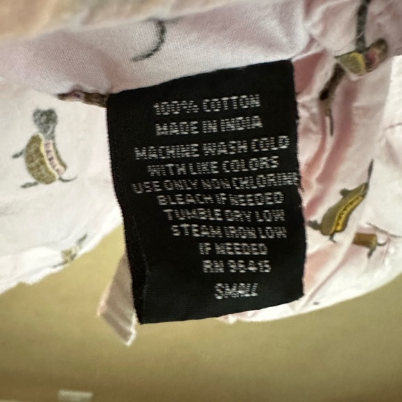 Alpha Beta Men’s Casual Button Down Dachshund Hot Dog Shirt Size Small - Picture 3 of 5